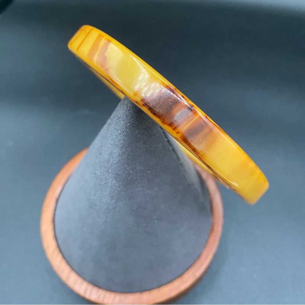 Bakelite Bangle Butterscotch Caramel - Picture 4 of 11